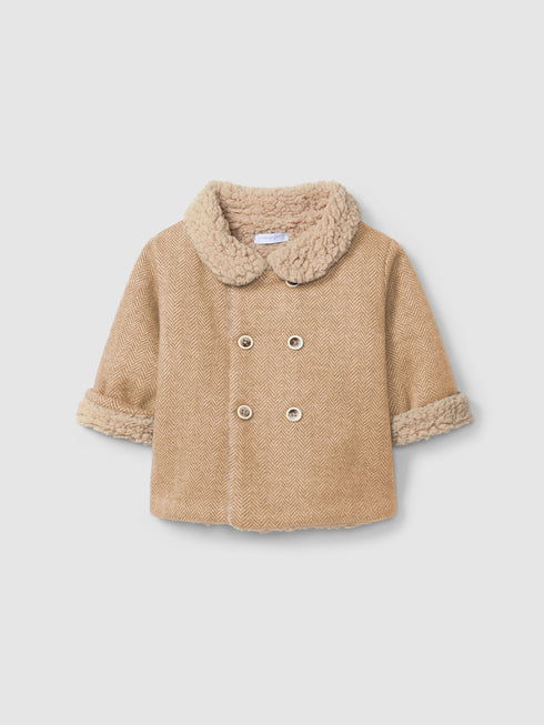 LARANJINHA HERRINGBONE COAT